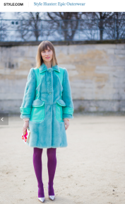 Anya Ziourova Street Style Street Fashion Streetsnaps by STYLEDUMONDE on StyleCom