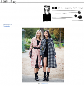 STYLE DU MONDE on Grazia IT Blog November Soo Joo Park & Ju Xiaowen 2013