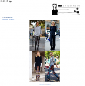 STYLE DU MONDE on Grazia IT Blog November Virginia Smith 2013