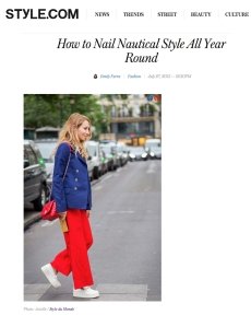 STYLE DU MONDE street style on StyleCom Alexandra Golovanoff