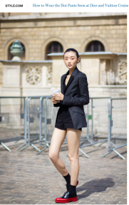 STYLE DU MONDE street style on StyleCom Model off duty