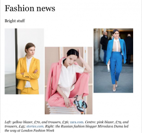 STYLEDUMONDE in Sunday Times March 30 2014 Miroslava Duma Mira Duma Street Style Street Fashion