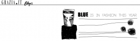 STYLEDUMONDE on GRAZIA IT Blue is in fashion this year - header