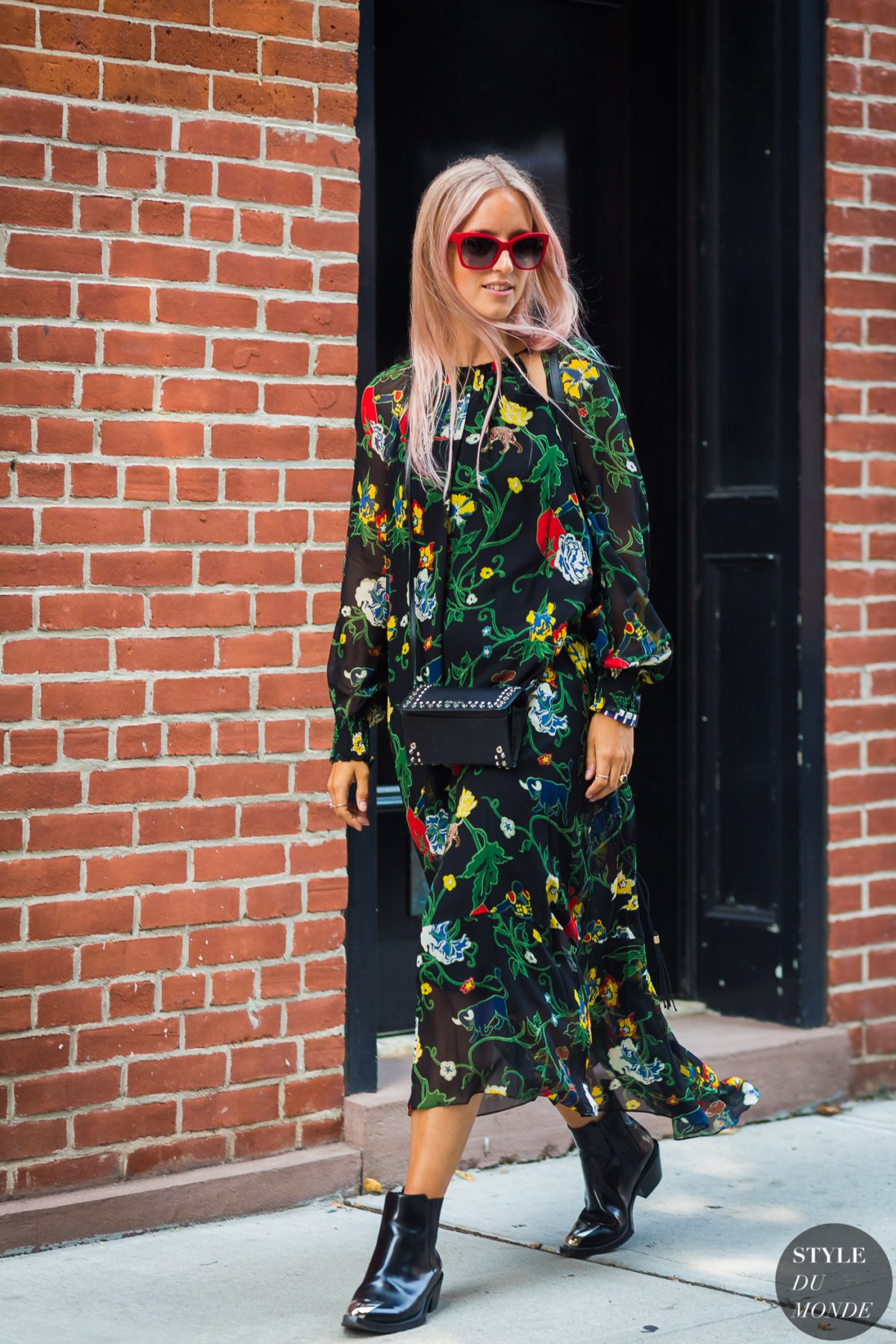 floral maxi dress