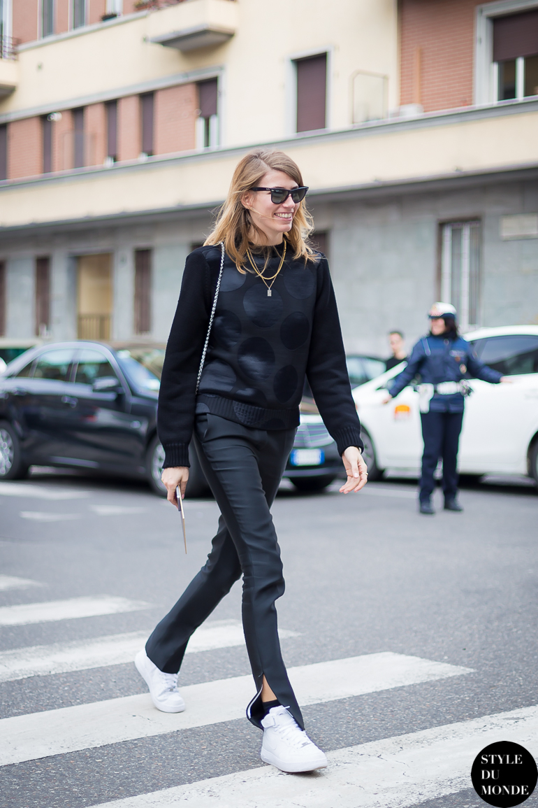 Milan Fashion Week FW 2014 Street Style: Veronika Heilbrunner - STYLE ...