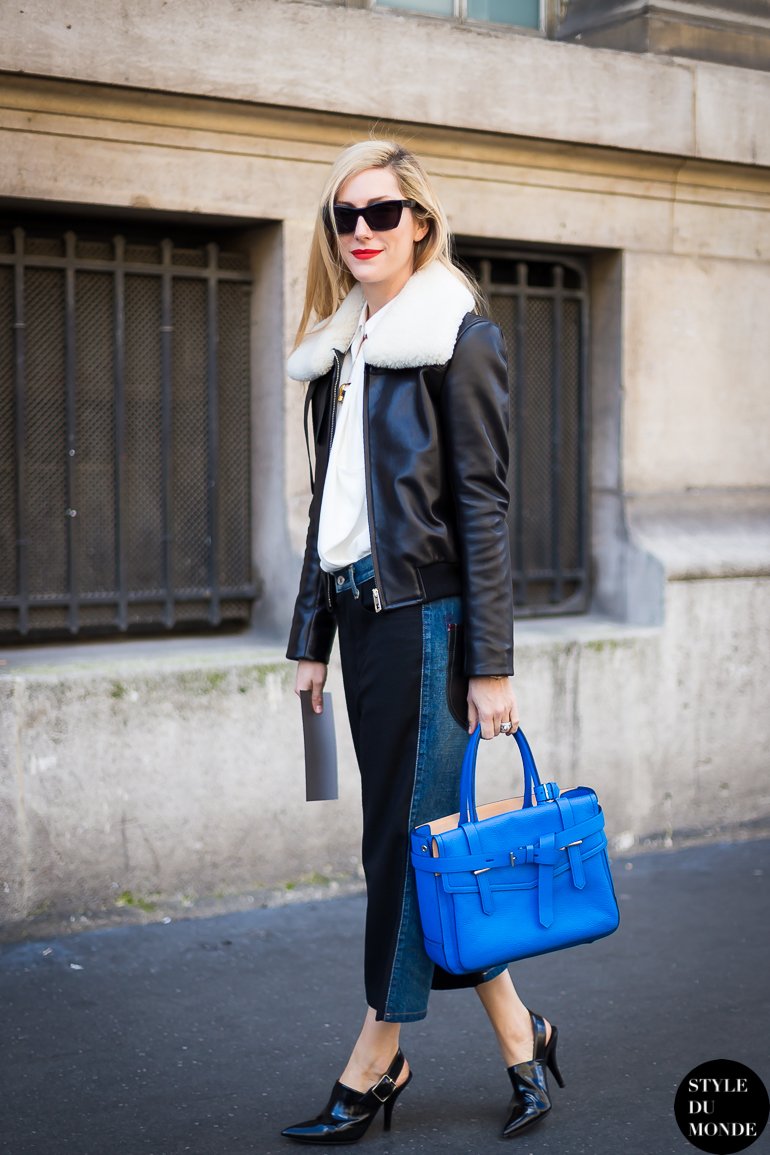 electric blue bag