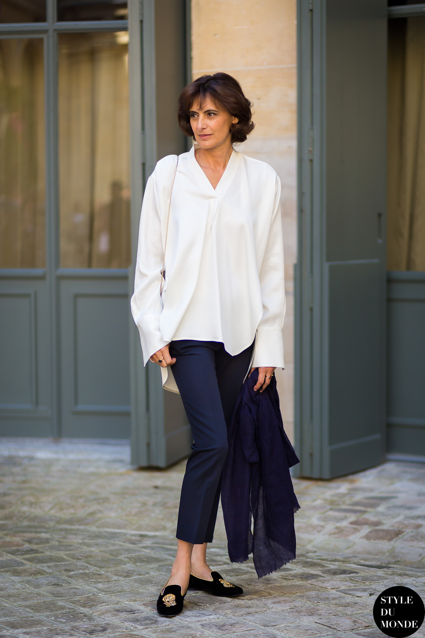 haute couture fall 2014 street style: ines de la fressange