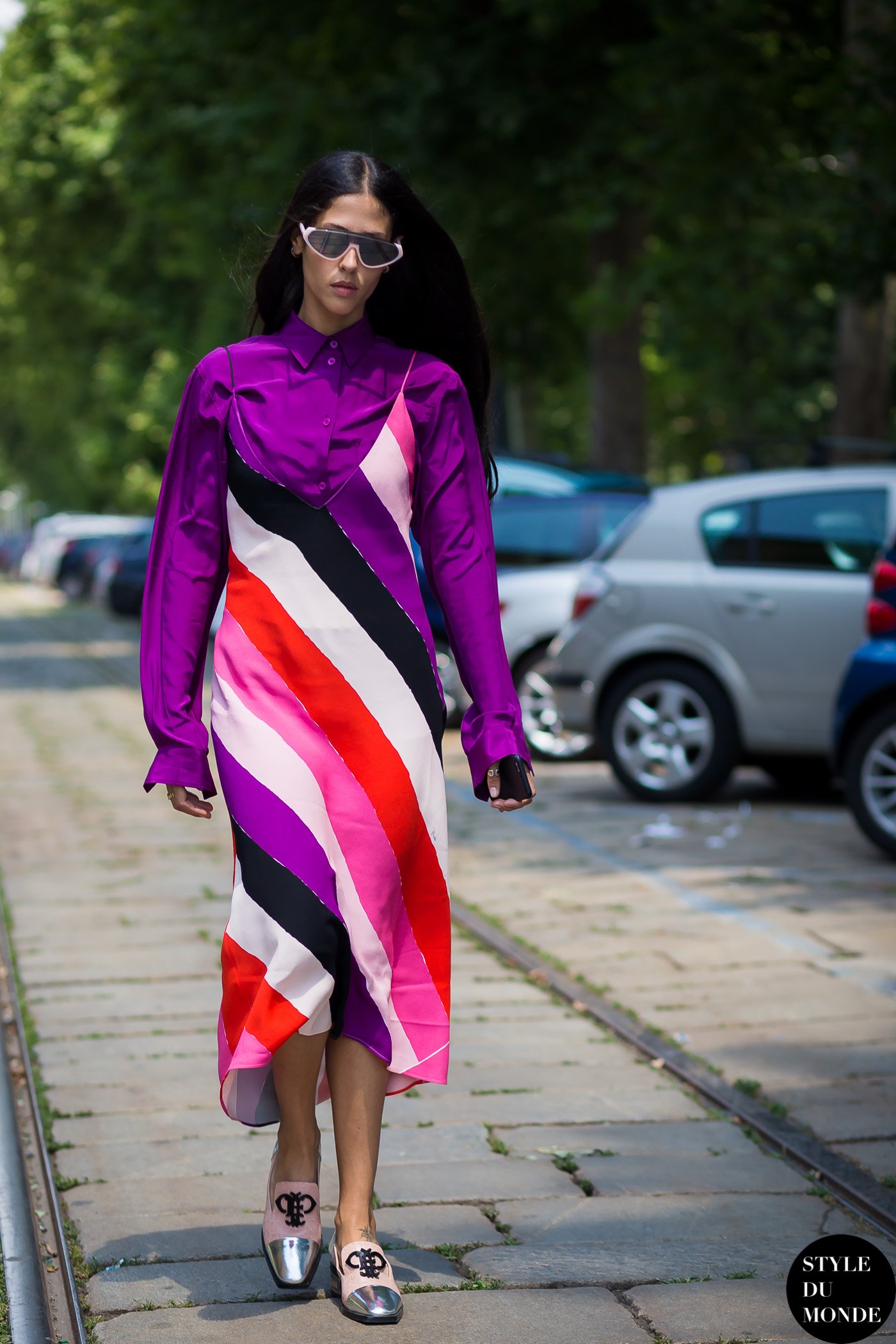 Emilio Pucci Striped Dress Style Du Monde Street Emilio Pucci Striped Dress Style Du