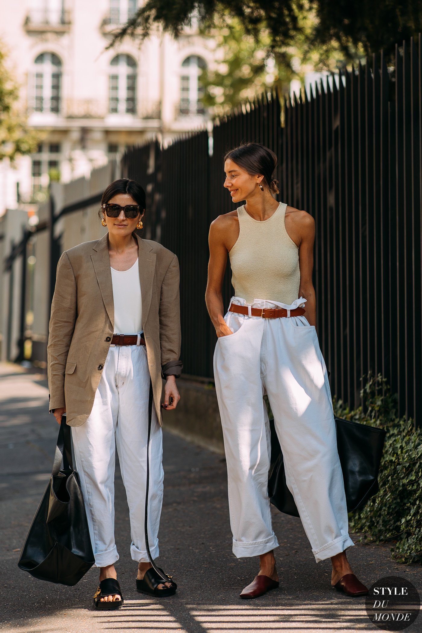 Irina Linovich and Julie Pelipas by STYLEDUMONDE Street Style Fashion Photography20180703_48A9265