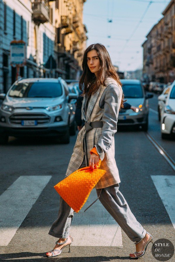 orange bag fashion
