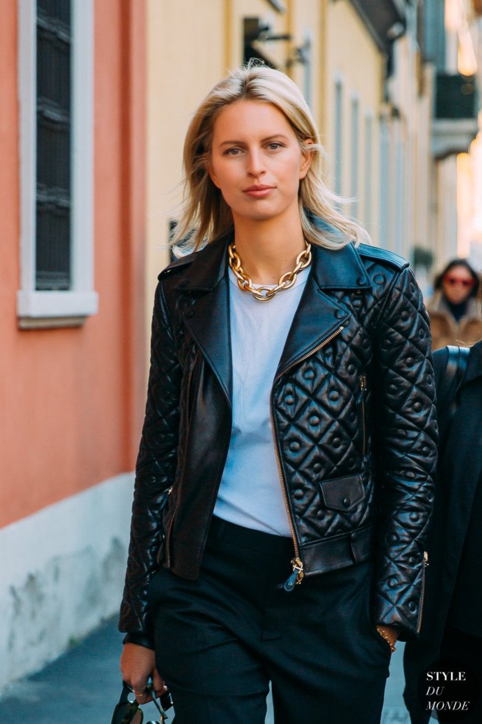 Milan Fall 2020 Street Style: Karolina Kurkova